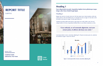 Example of formatted report Example of formatted report